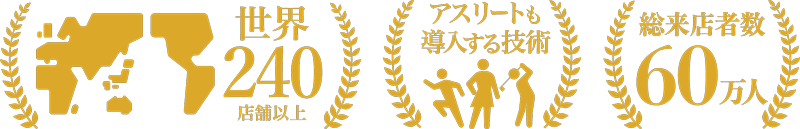 ドクターストレッチの店舗・技術・総来店者数の紹介画像