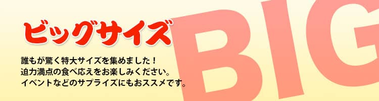 かに本舗（匠本舗）のビッグサイズ