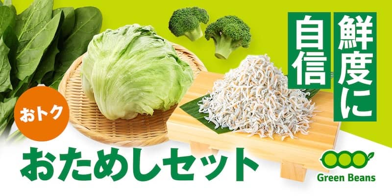 グリーンビーンズ おためしセット