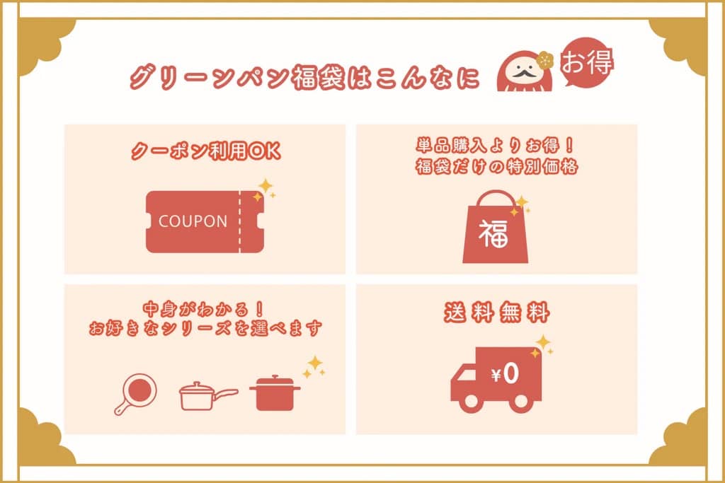 グリーンパン福袋2025のお得な内容