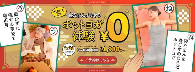 ロイブ 3ヶ月通い放題 月額1,980円(税込)