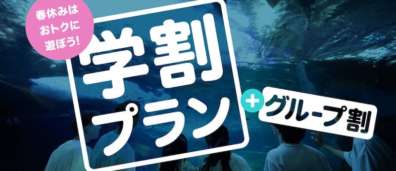 アソビュー!学割プラン+グループ割