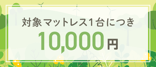 茨城県つくば市の住民票を有する人はエアウィーヴの購入で1万円の補助金